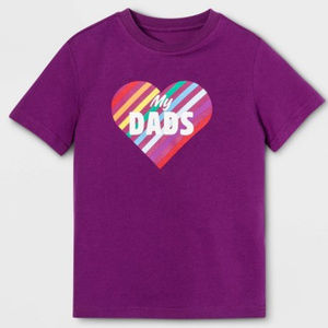Pride Kids Short Sleeve Love My Dads T-Shirt